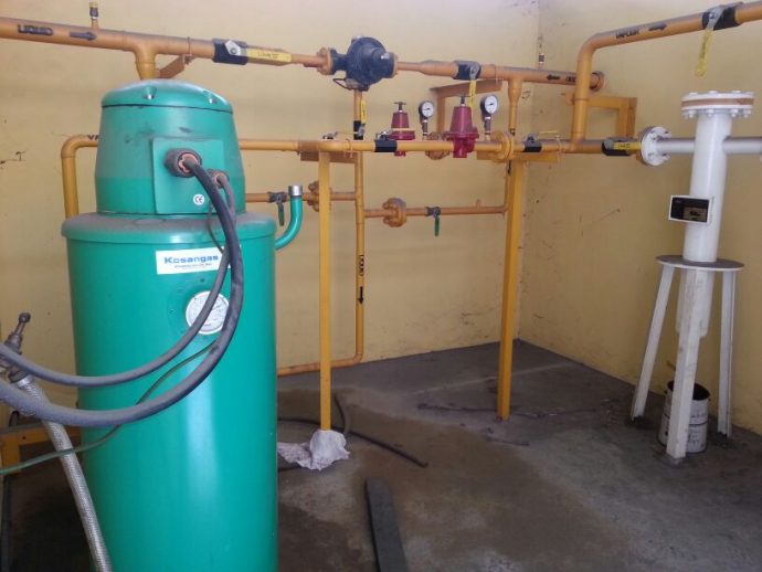 LPG gas piping installation, service and maintenance
